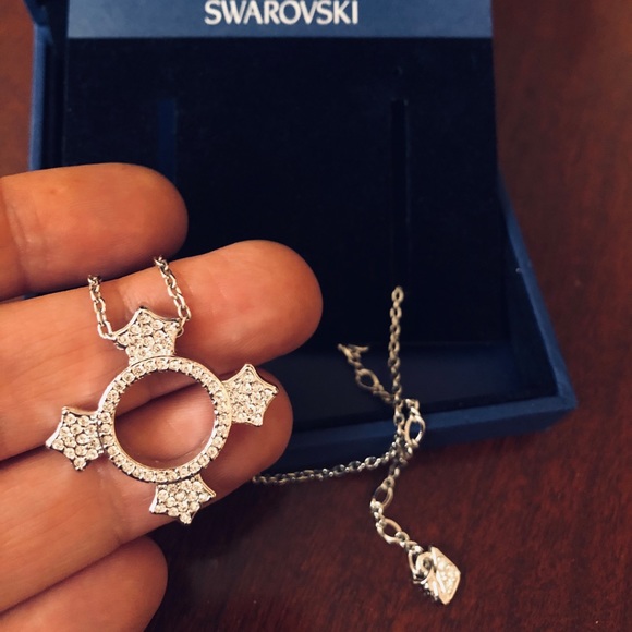 Swarovski Jewelry - Swarovski necklace with crystal pendent Swarovski Jewelry - Swarovski necklace with crystal pendent